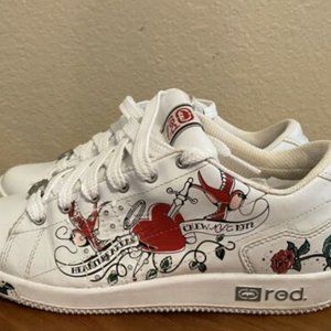 echo red Rose shoes Size 7 W